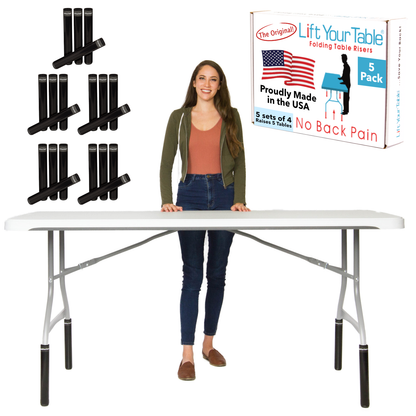 Folding Table Risers Commercial Packs (Choose Your Risers)