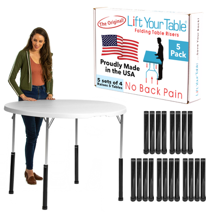 Folding Table Risers Commercial Packs (Choose Your Risers)