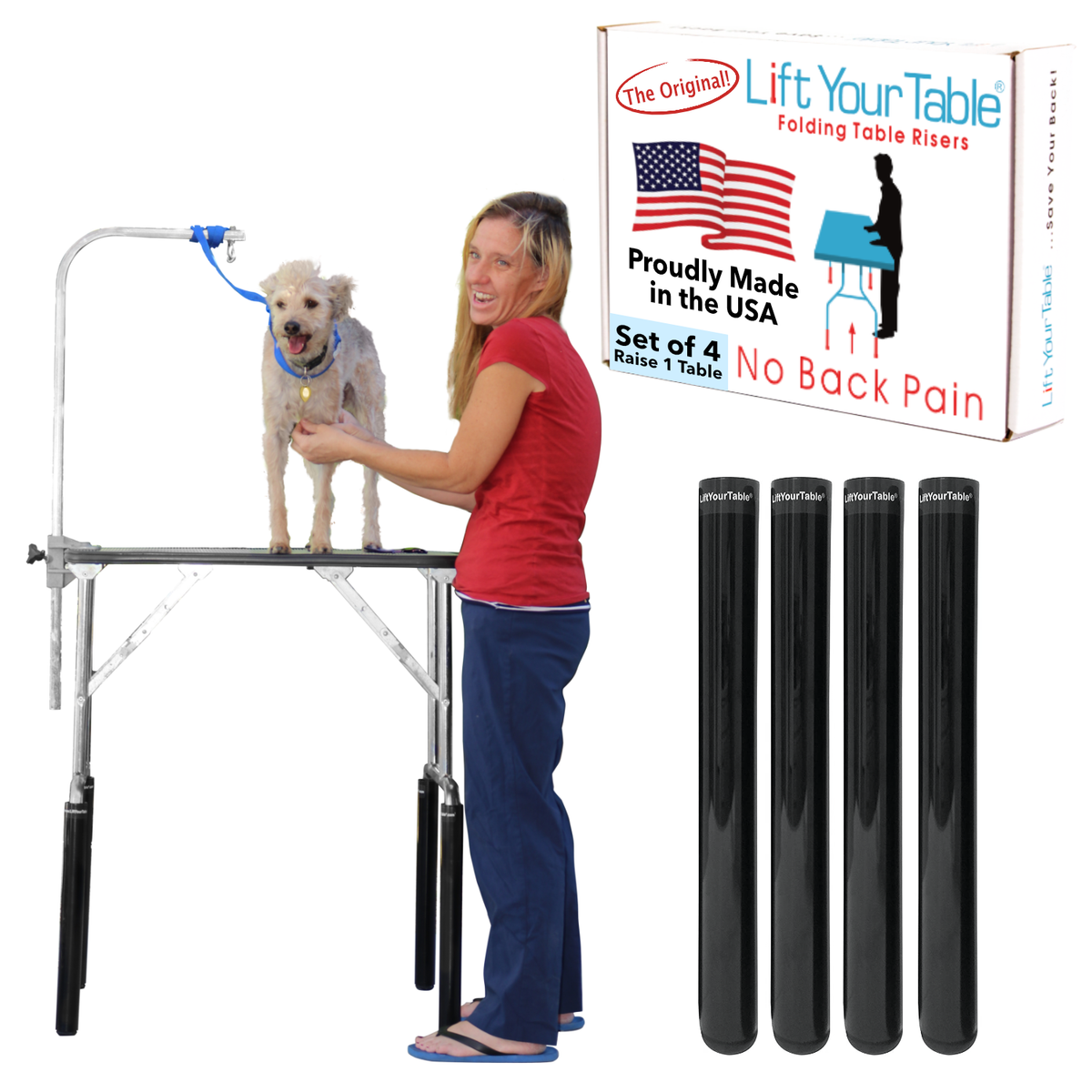 Lift Your Table Riser Carry Bag Offer Eligible Sets – Lift Your Table® folding table risers ...