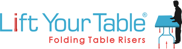 Lift Your Table® folding table risers