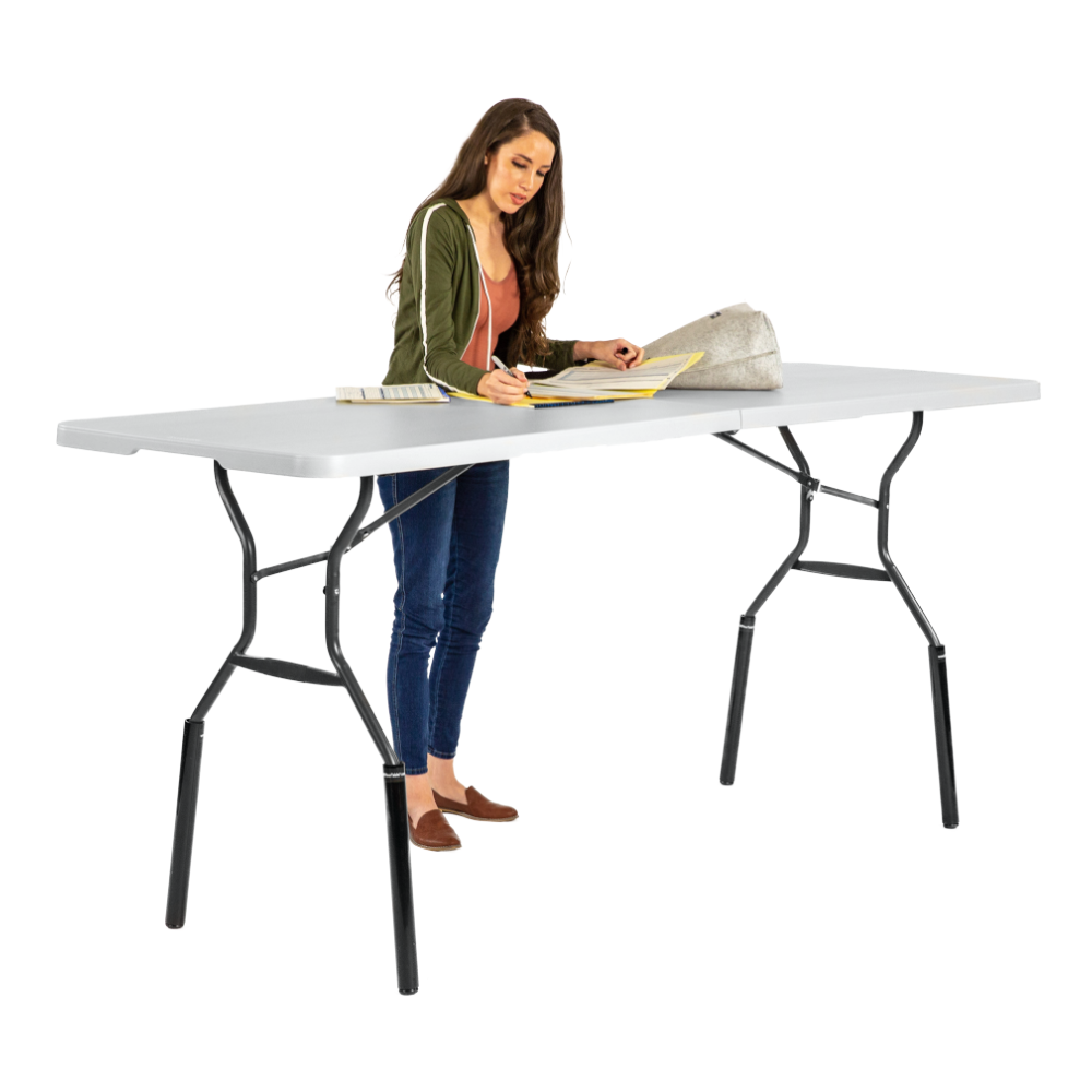 The Original Folding Table Riser – Lift Your Table® folding table ...