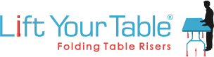 Lift Your Table® folding table risers Logo
